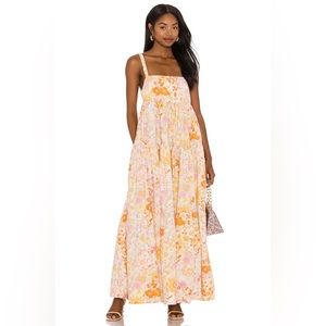 Free People Park Slope Floral Maxi Dress